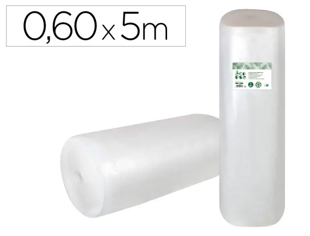 Imagen Plastico burbuja liderpapel ecouse 0.60x5m 30% de plastico reciclado