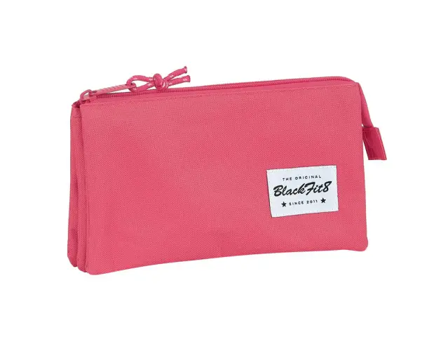 Imagen Bolso escolar safta portatodo blackfit8 "fresa" triple 220x30x120 mm
