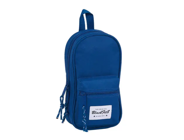 Imagen Plumier escolar safta blackfit8 "oxford" mochila con 4 portatodos vacios 120x50x230 mm