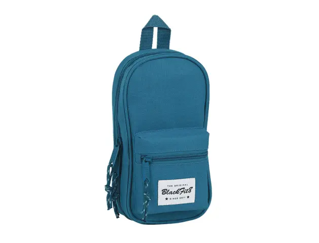 Imagen Plumier escolar safta blackfit8 "egeo" mochila con 4 portatodos llenos 120x50x230 mm