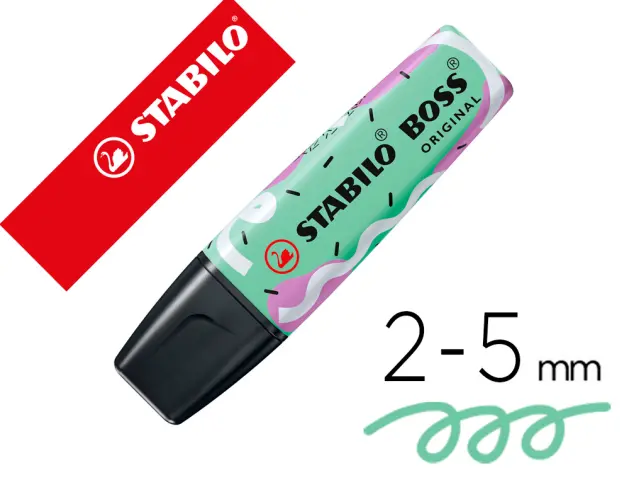 Imagen Rotulador stabilo boss fluorescente original pastel by ju schnee pizca de menta