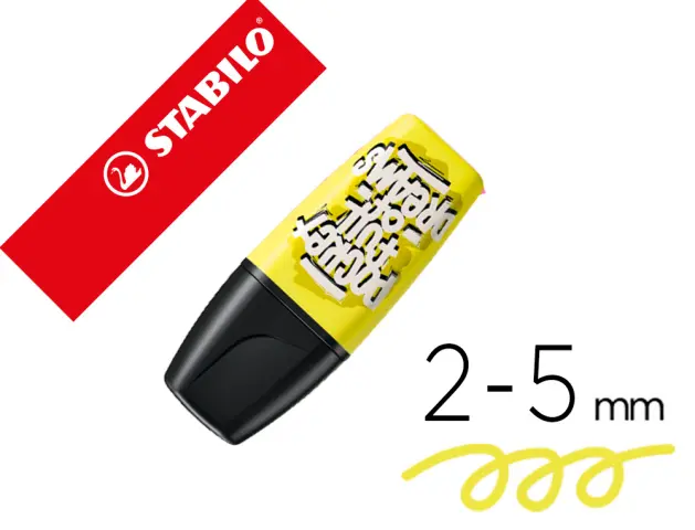 Imagen Rotulador stabilo boss mini fluorescente by snooze one amarillo