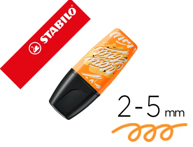 Imagen Rotulador stabilo boss mini fluorescente by snooze one naranja