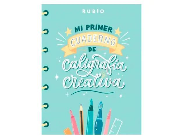 Imagen Mi primer cuaderno de caligrafia creativa rubio encuadernacion rustica 108 paginas 205x265 mm