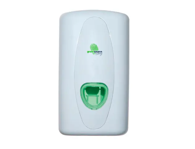 Imagen Dispensador toallas secamanos bunzl greensource mini fabricado en abs color blanco