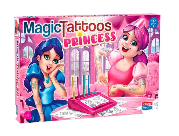 Imagen Juego de mesa falomir tatuajes magicos princesas