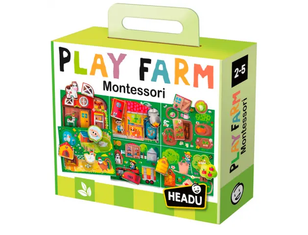 Imagen Juego didactico headu baby play farm montessori