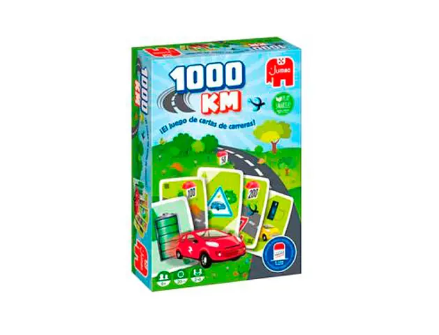 Imagen Juego jumbo de mesa cartas 1000 km