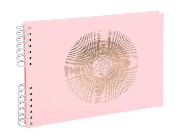 Imagen Album de fotos espiral exacompta ellipse 50 paginas 32x22 cm color rosa