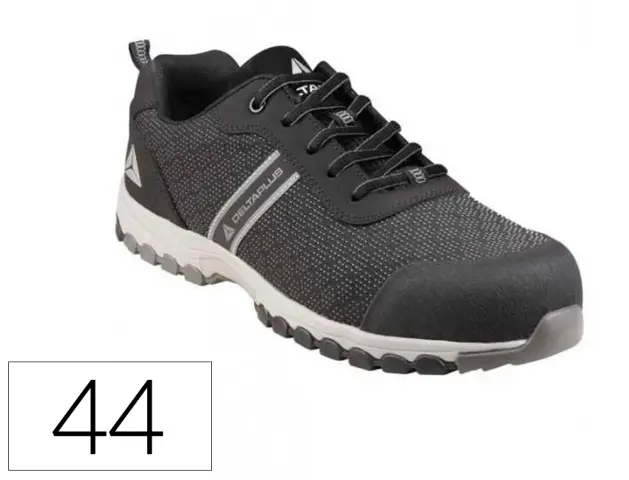 Imagen Zapato de seguridad deltaplus boston deportivo poliester con refuerzo tpu suela sellada negro talla 44