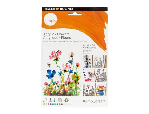 Imagen Set pintura acrilica daler rowney simply activity