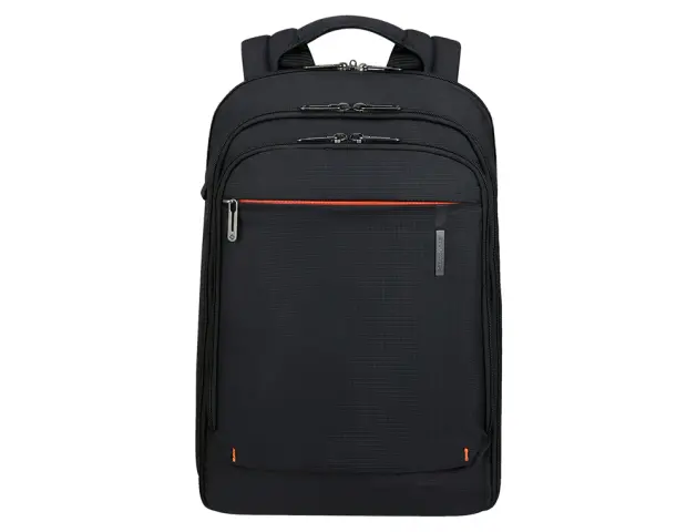 Imagen Mochila para portatil samsonite network 4 15,6" negra con asa y bolsillos exteriores color negro