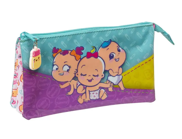Imagen Bolso escolar portatodo safta triple the bellies 120x220x30 mm