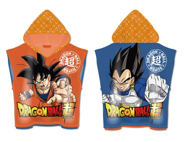 Imagen Poncho safta de microfibra dragon ball 1000x500 mm