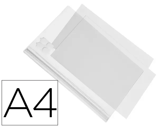 Imagen Marco porta anuncios durable adhesiva impermeable transparente din a4 pack de 5 unidades