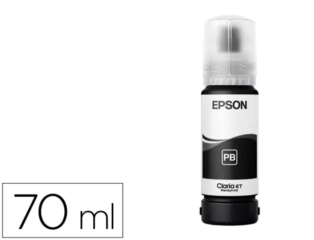 Imagen Tinta epson t114 eco tank et-8500 / 8550 negro botella 70 ml