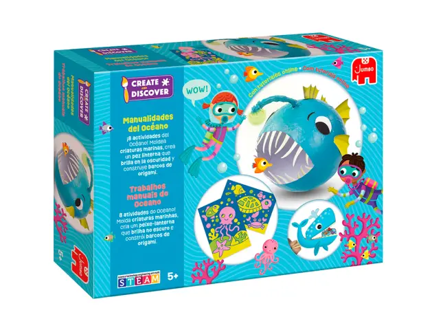 Imagen Juego jumbo educativo create & discover oceano