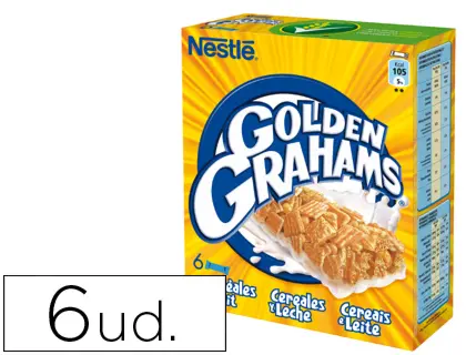 Imagen Barrita de cereales golden grahams paquete de 6 unidades