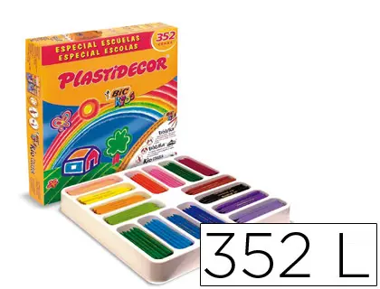 Imagen Lapices cera plastidecor caja de 352 colores