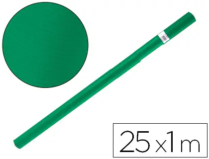 Imagen Papel kraft liderpapel verde musgo rollo 25x1 mt