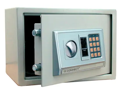 Imagen Caja de seguridad q-connect electronica clave digital capacidad 10l con accesorios fijacion 310x200x200 mm