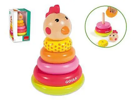 Imagen Juego goula didactico apilable gallina