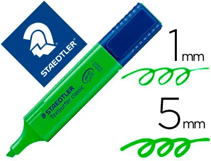 Imagen Rotulador staedtler textsurfer classic 364 fluorescente verde