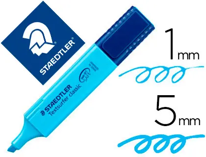 Imagen Rotulador staedtler textsurfer classic 364 fluorescente azul