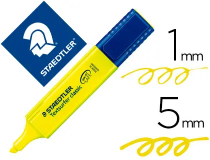 Imagen Rotulador staedtler textsurfer classic 364 fluorescente amarillo