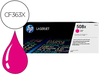 Imagen Toner hp color laserjet entreprise m552 / m553 / m577 magenta 9500 paginas