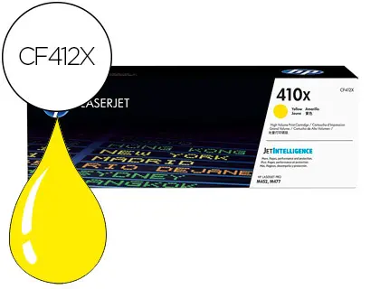Imagen Toner hp color laserjet pro m377 / m452 / mfp m477 amarillo 5000 paginas