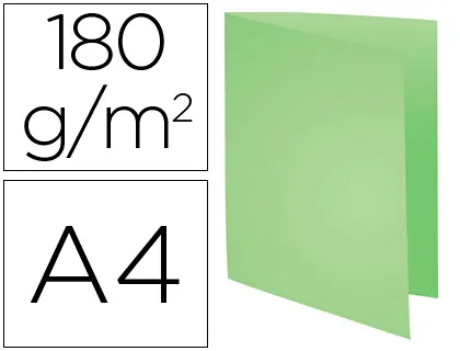 Imagen Subcarpeta cartulina reciclada exacompta din a4 verde 170 gr
