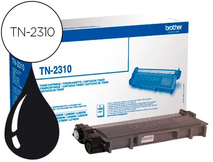 Imagen Toner brother tn-2310 dcp-l2500d / hl-l2300d / mfc-l2700dw / mfc-l2720dw negro 1200 pag