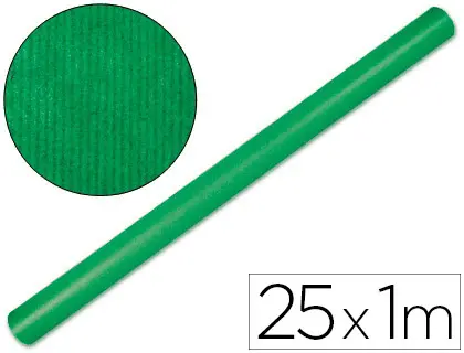 Imagen Papel kraft liderpapel verde fuerte rollo 25x1 mt