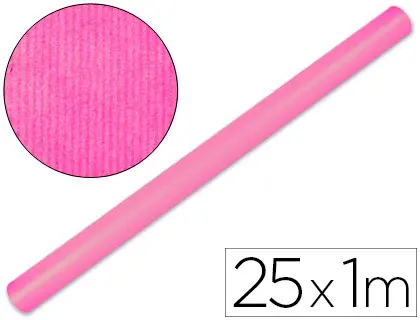 Imagen Papel kraft liderpapel rosa rollo 25x1 mt