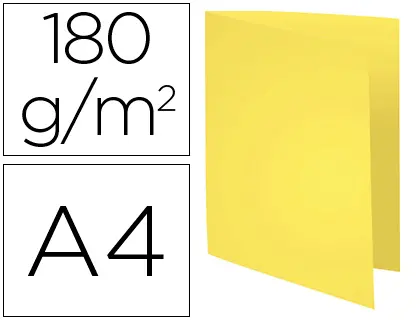 Imagen Subcarpeta cartulina reciclada exacompta din a4 amarillo 170 gr