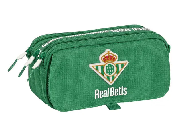 Imagen Bolso escolar portatodo safta triple big reciclado real betis balompie 100x215x80 mm