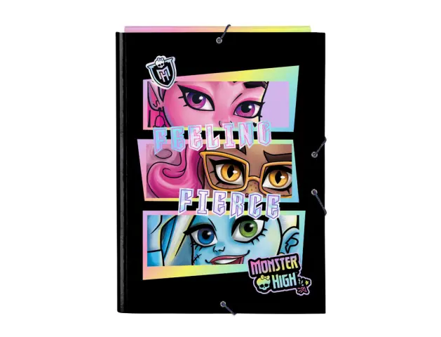 Imagen Carpeta gomas solapas safta folio monster high creep