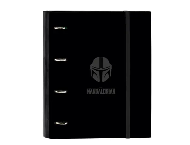 Imagen Carpeta con recambio safta din a4 tapa forrada 100 h 60 gr cuadro 5 mm the mandalorian teen 270x35x320