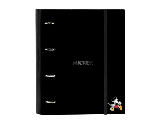 Imagen Carpeta con recambio safta din a4 tapa forrada 100 h 60 gr cuadro 5 mm mickey mouse premium 270x35x320 mm