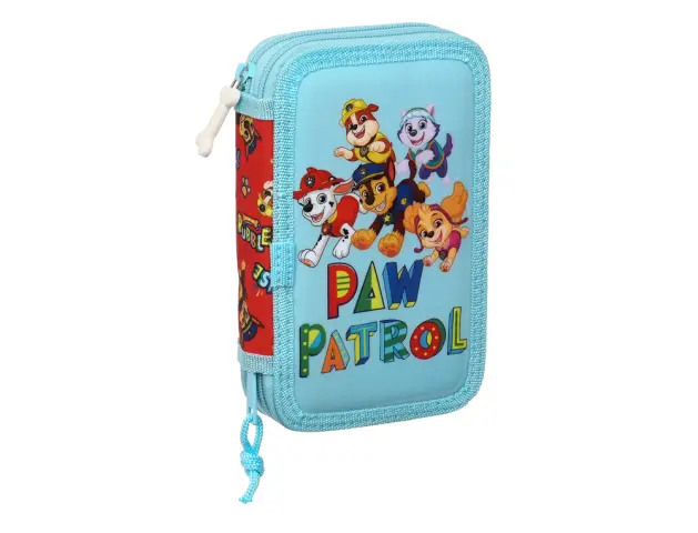 Imagen Plumier safta doble cremallera pequeo paw patrol funday 195x125x40 mm