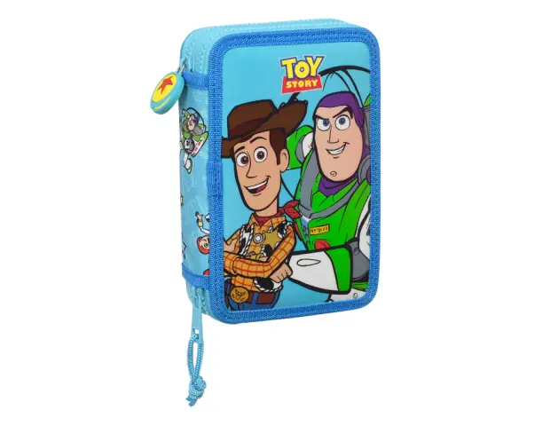 Imagen Plumier safta doble cremallera pequeo toy story ready to play 195x125x40 mm