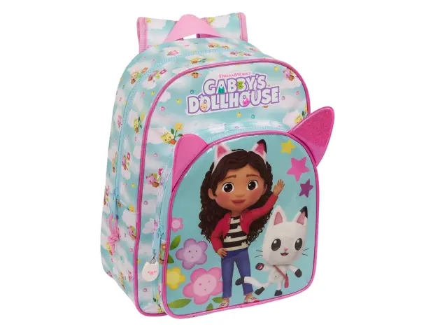 Imagen Mochila safta junior adaptable a carro gabby s dollhouse 380x320x120 mm