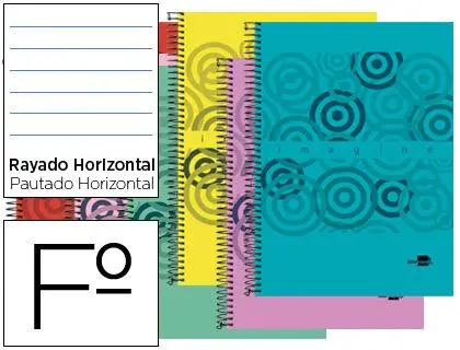 Imagen Bloc Espiral Polipropileno Horizont