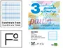 Imagen Recambio liderpapel folio pautaguia 100 hojas 75 g cuadriculado pautado 3 mm con margen 4 taladros 2