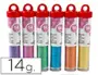 Imagen Purpurina liderpapel fantasia colores metalicos pasteles bote de 14 gr 2