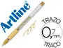 Imagen Boligrafo artline 1900 softline tinta aceite metalico oro 2