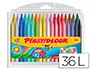 Imagen Lapices cera plastidecor caja de 36 colores 2