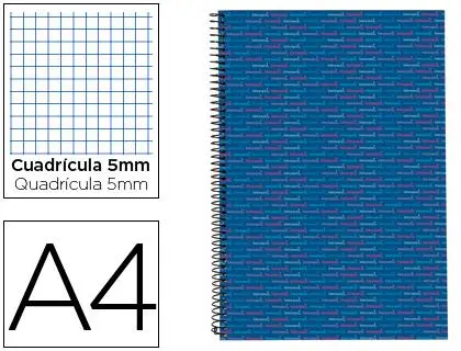 Imagen BLOC MICROPERFORADO A4 140H AZUL