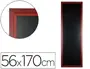 Imagen Pizarra negra liderpapel mural de madera con superficie para rotuladores tipo tiza 56x170cm 2